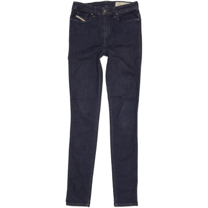 Diesel Skinzee-High Women Navy Skinny Slim Stretch Jeans W27 L32