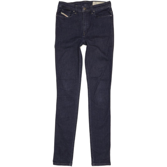 Diesel Skinzee-High Women Navy Skinny Slim Stretch Jeans W27 L32