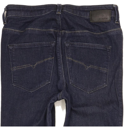 Diesel Skinzee-High Women Navy Skinny Slim Stretch Jeans W27 L32