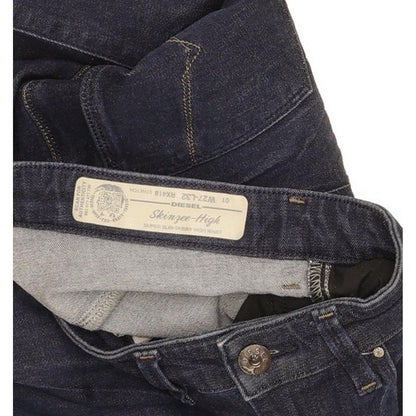 Diesel Skinzee-High Women Navy Skinny Slim Stretch Jeans W27 L32