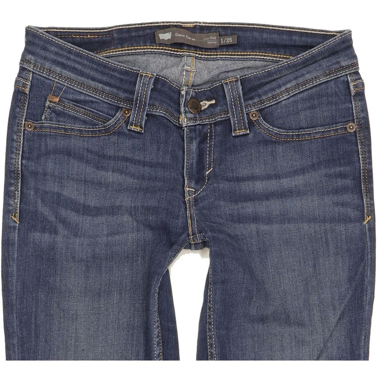 Levi's Demi Curve Women Blue Skinny Slim Stretch Jeans W25 L31