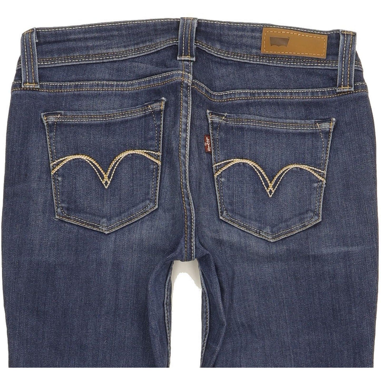 Levi's Demi Curve Women Blue Skinny Slim Stretch Jeans W25 L31