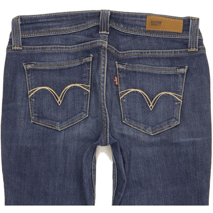 Levi's Demi Curve Women Blue Skinny Slim Stretch Jeans W25 L31