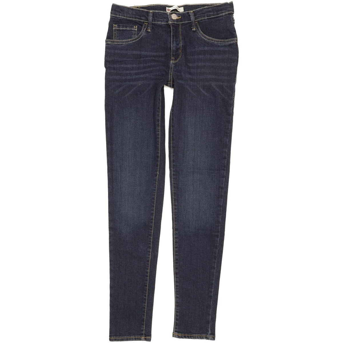 Levi's 710 Super Kids Women Blue Skinny Slim Stretch Jeans W26 L29