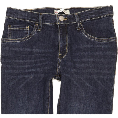 Levi's 710 Super Kids Women Blue Skinny Slim Stretch Jeans W26 L29