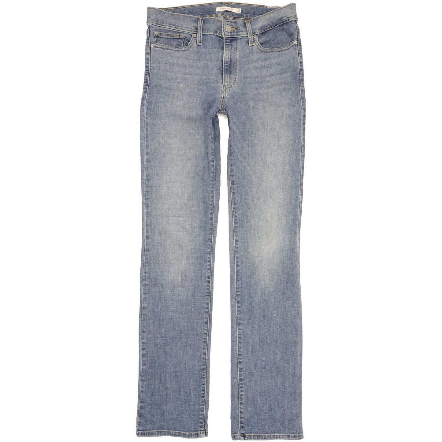 Levi's Slimming Women Blue Straight Slim Stretch Jeans W29 L34