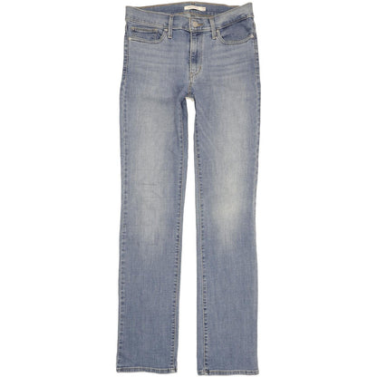 Levi's Slimming Women Blue Straight Slim Stretch Jeans W29 L34