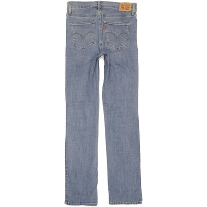 Levi's Slimming Women Blue Straight Slim Stretch Jeans W29 L34