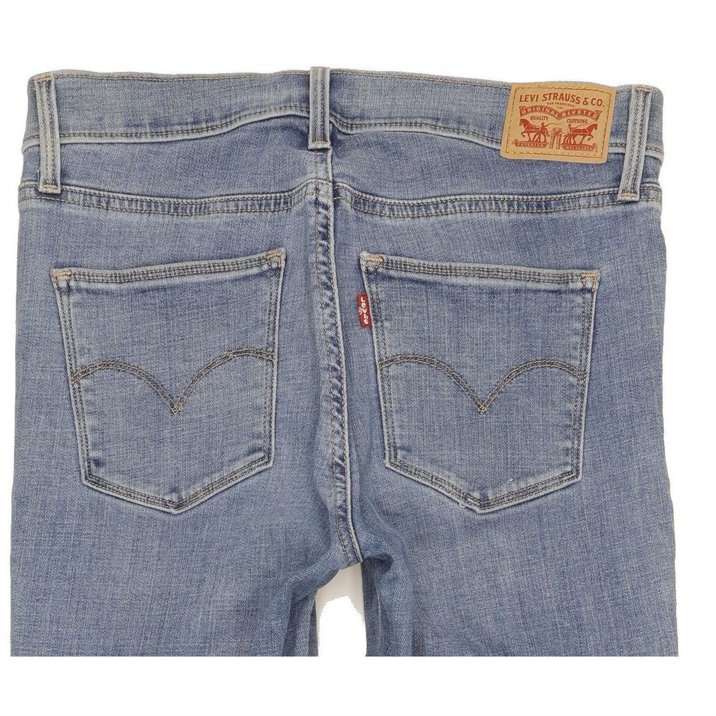 Levi's Slimming Women Blue Straight Slim Stretch Jeans W29 L34