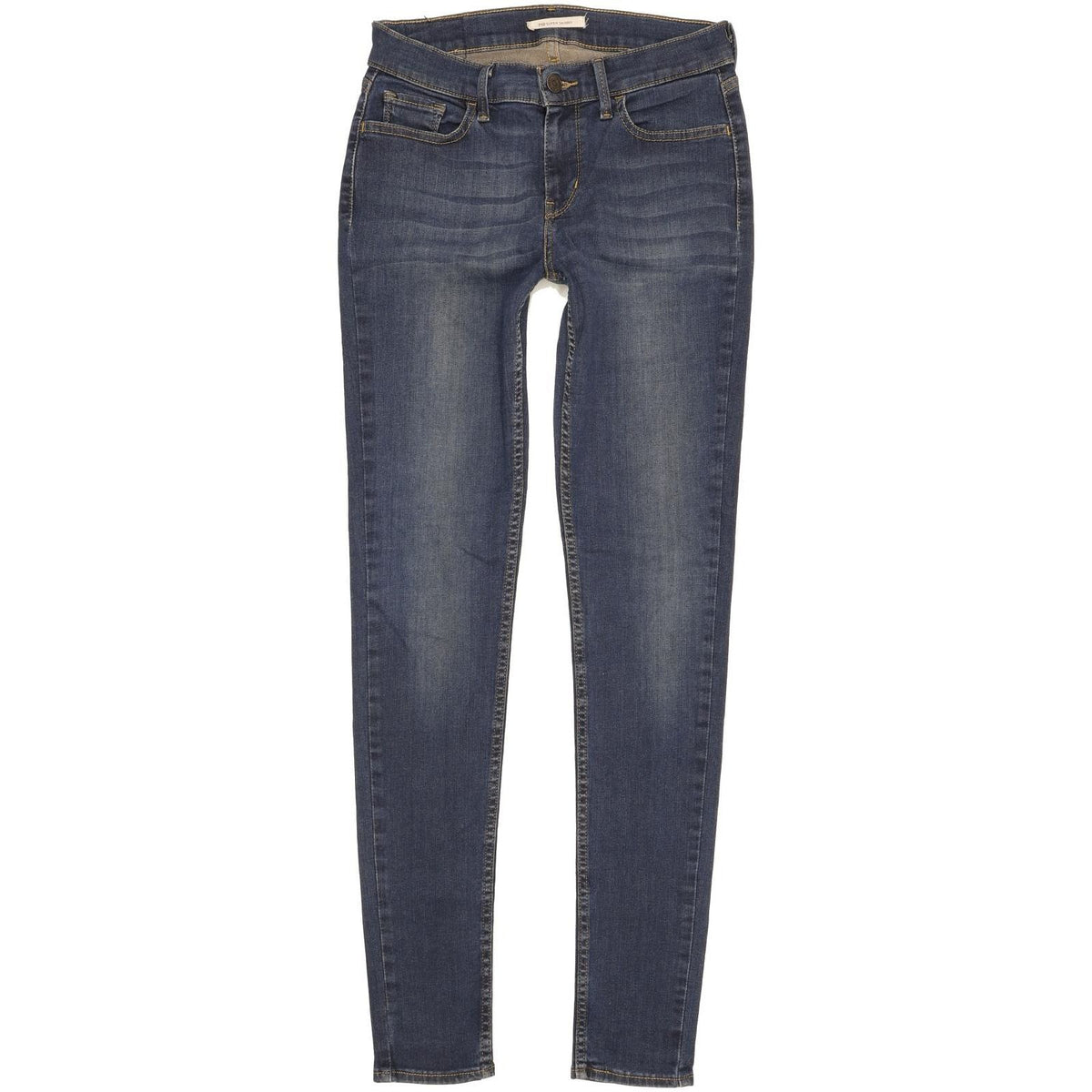Levi's 710 Super Women Blue Skinny Slim Stretch Jeans W28 L32