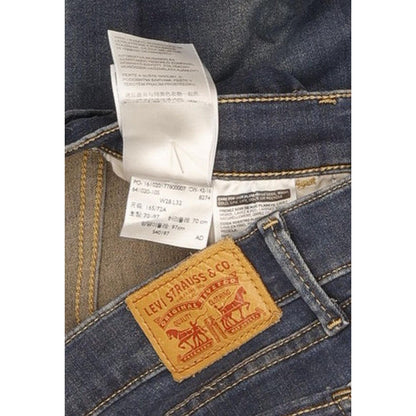 Levi's 710 Super Women Blue Skinny Slim Stretch Jeans W28 L32