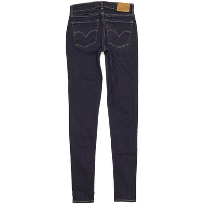 Levi's 710 Super Women Blue Skinny Slim Stretch Jeans W26 L31