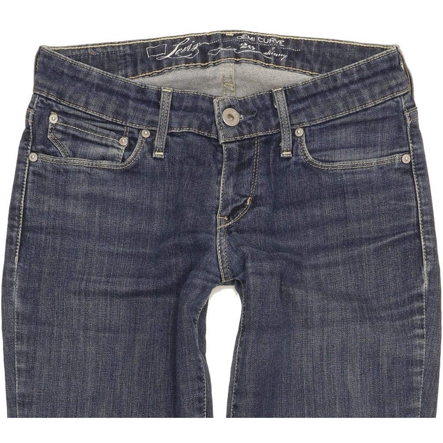 Levi's Demi Curve Women Blue Skinny Slim Stretch Jeans W26 L31