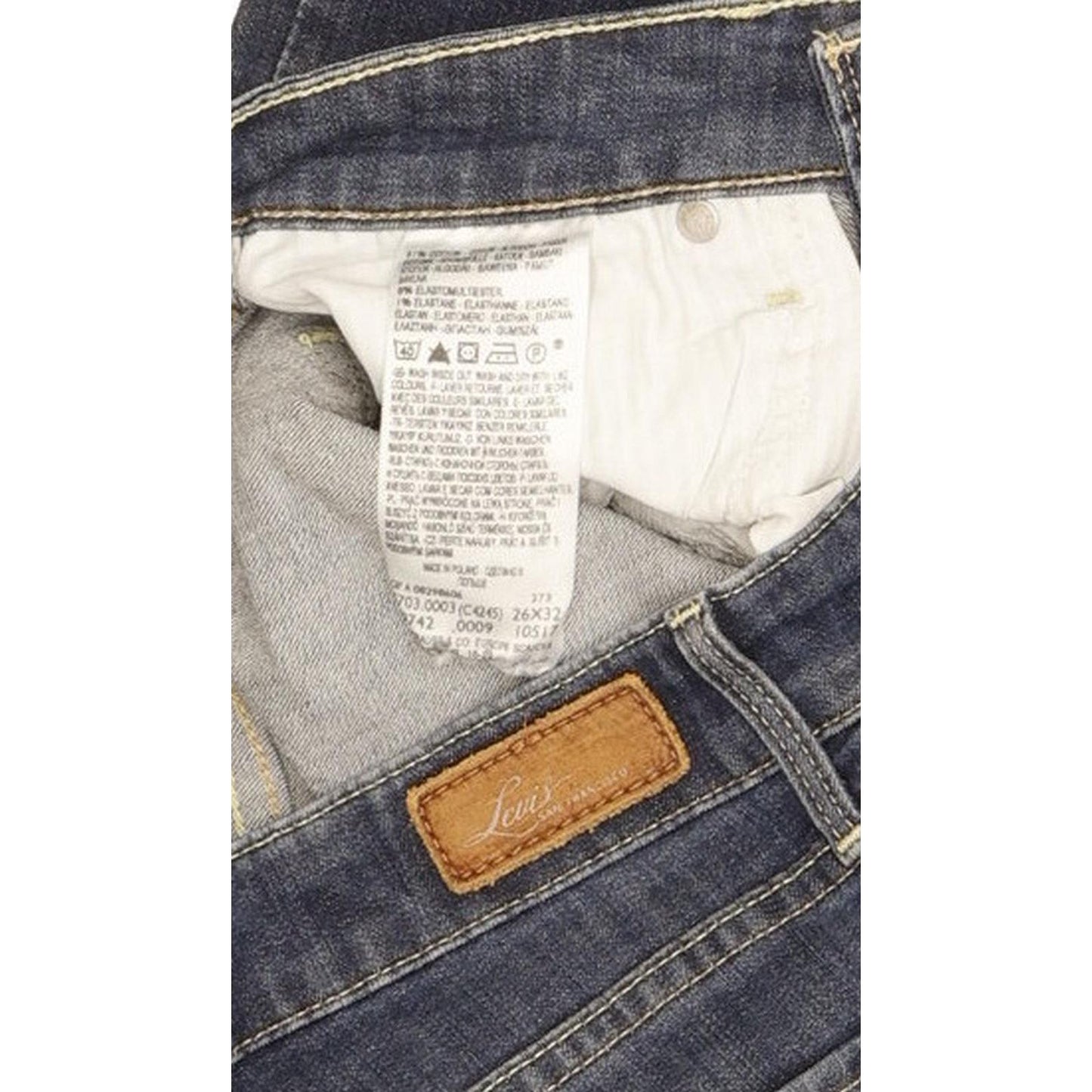 Levi's Demi Curve Women Blue Skinny Slim Stretch Jeans W26 L31