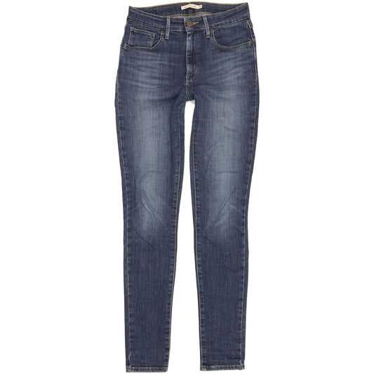 Levi's 721 Women Blue Skinny Slim Stretch Jeans W28 L32