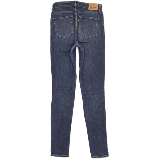 Levi's 721 Women Blue Skinny Slim Stretch Jeans W28 L32