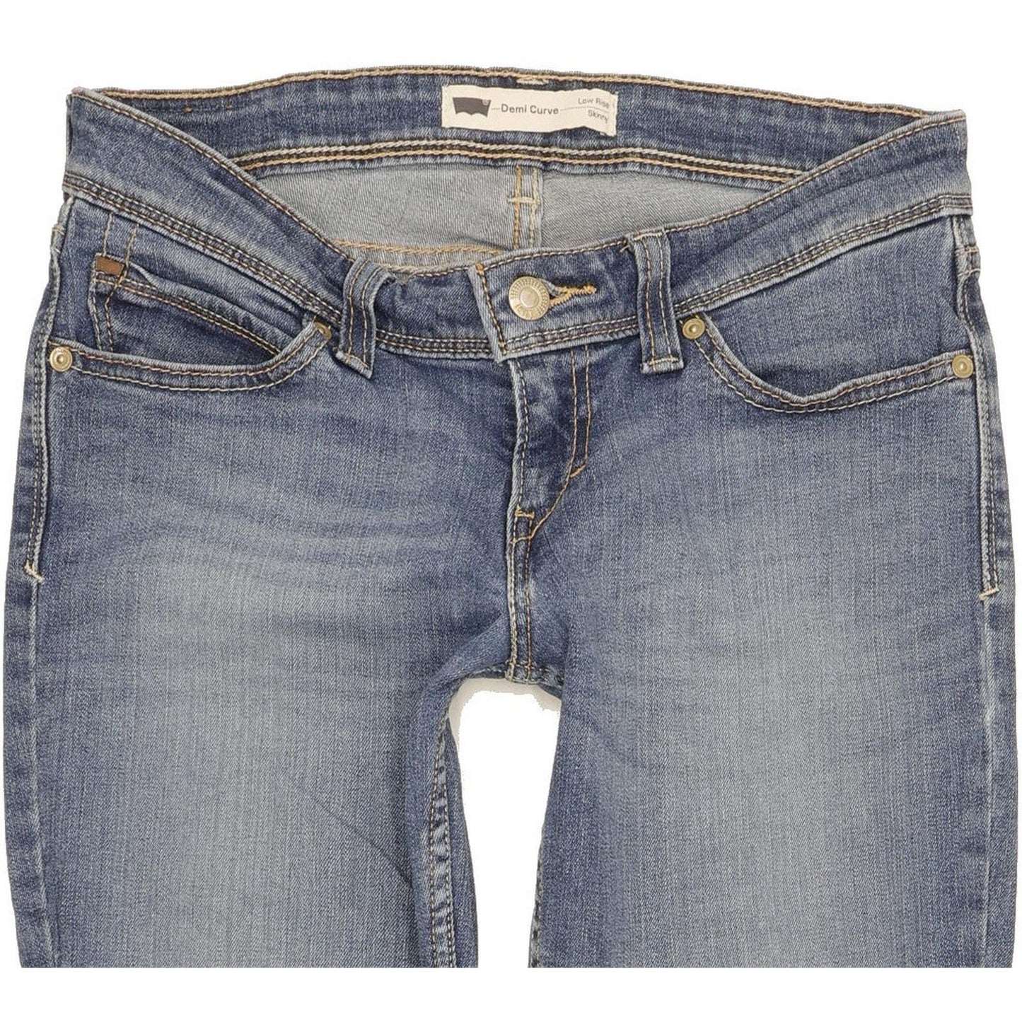 Levi's Demi Curve Women Blue Skinny Slim Stretch Jeans W27 L31