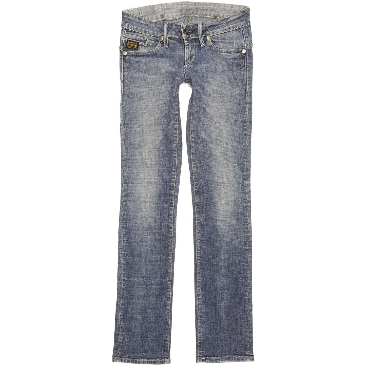 G-Star Midge Women Blue Straight Slim Stretch Jeans W27 L33