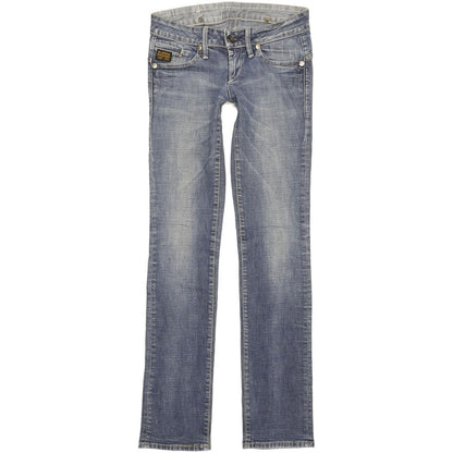 G-Star Midge Women Blue Straight Slim Stretch Jeans W27 L33