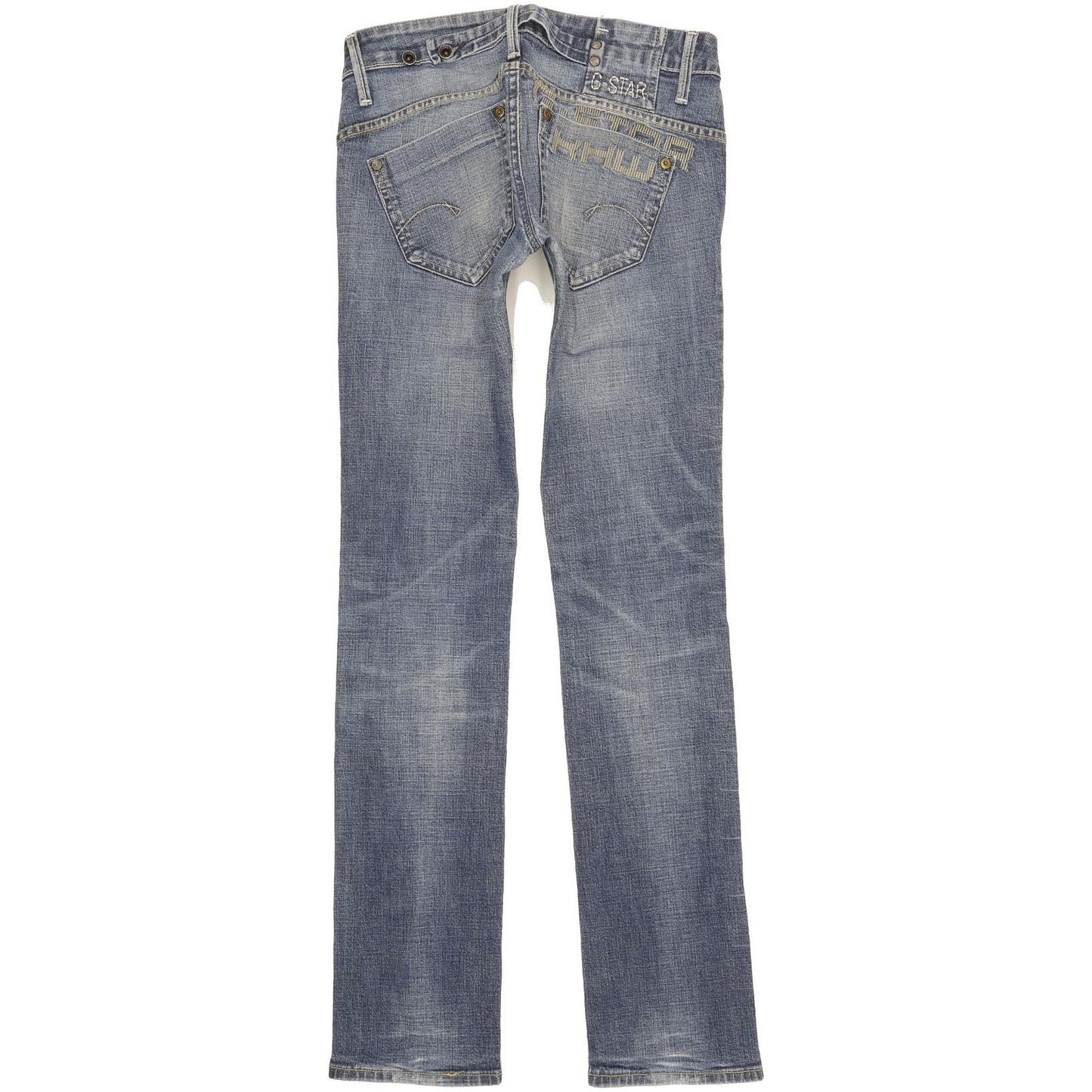 G-Star Midge Women Blue Straight Slim Stretch Jeans W27 L33