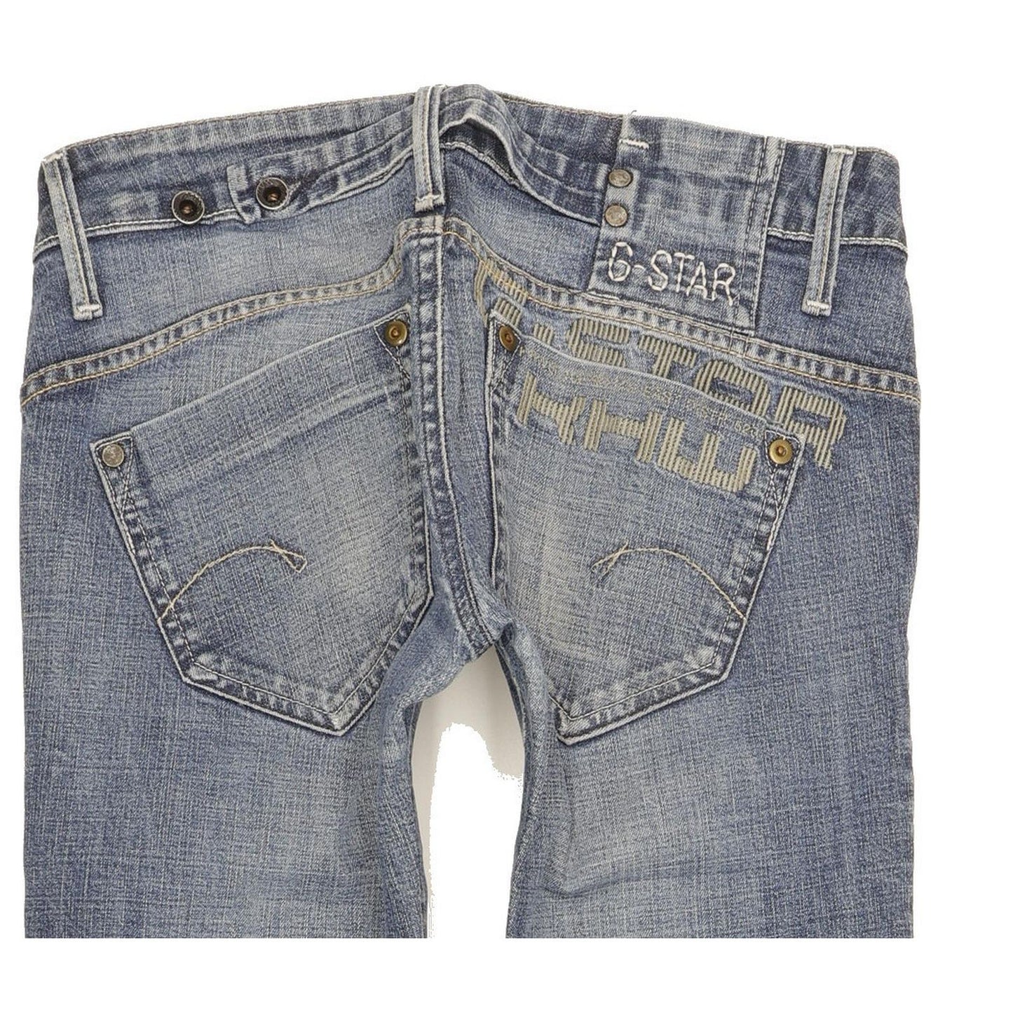 G-Star Midge Women Blue Straight Slim Stretch Jeans W27 L33