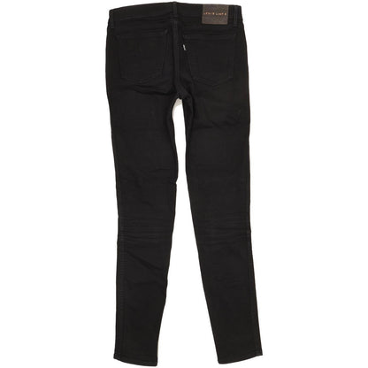 Levi's Line 8 Women Black Skinny Slim Stretch Jeans W28 L32