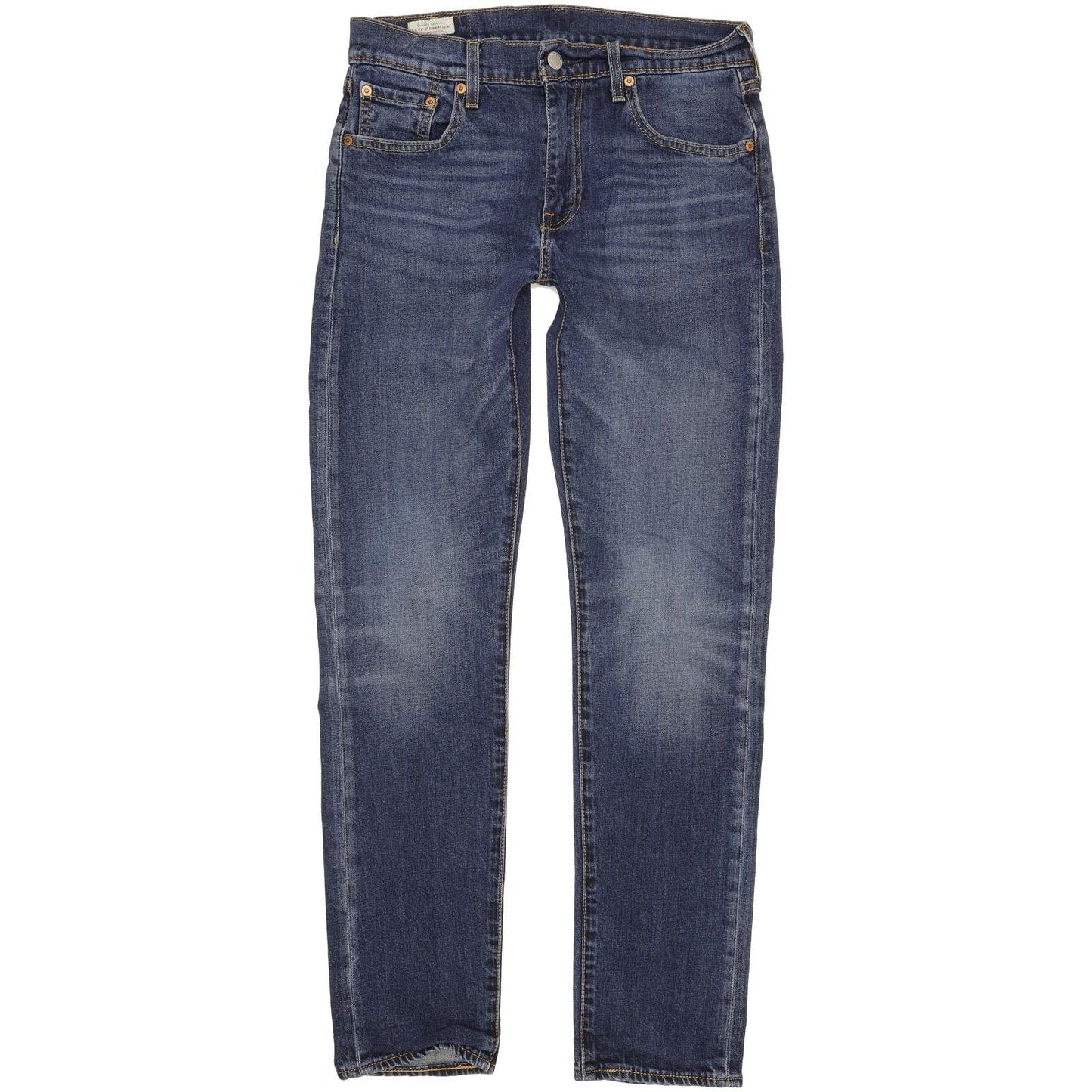 Levi's 502 Men Blue Tapered Regular Stretch Jeans W30 L32