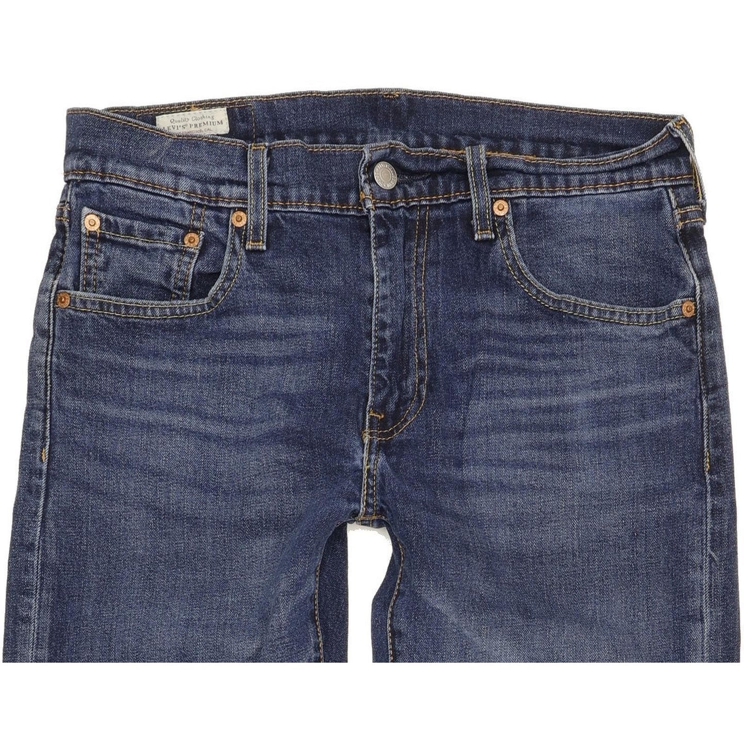 Levi's 502 Men Blue Tapered Regular Stretch Jeans W30 L32