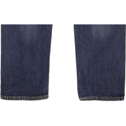 Levi's 502 Men Blue Tapered Regular Stretch Jeans W30 L32