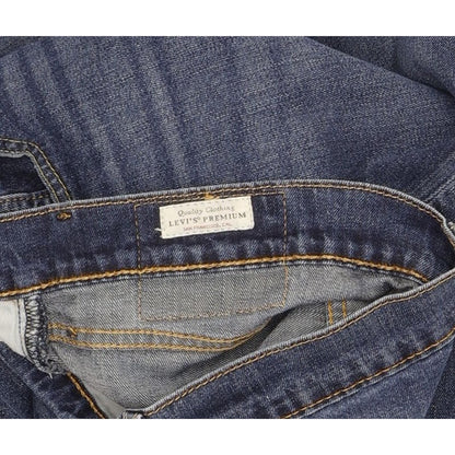 Levi's 502 Men Blue Tapered Regular Stretch Jeans W30 L32