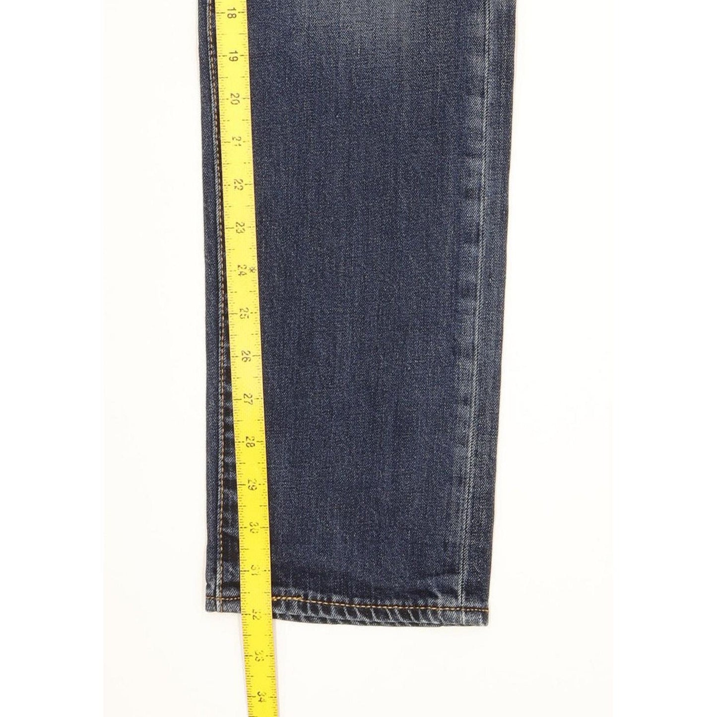Levi's 502 Men Blue Tapered Regular Stretch Jeans W30 L32