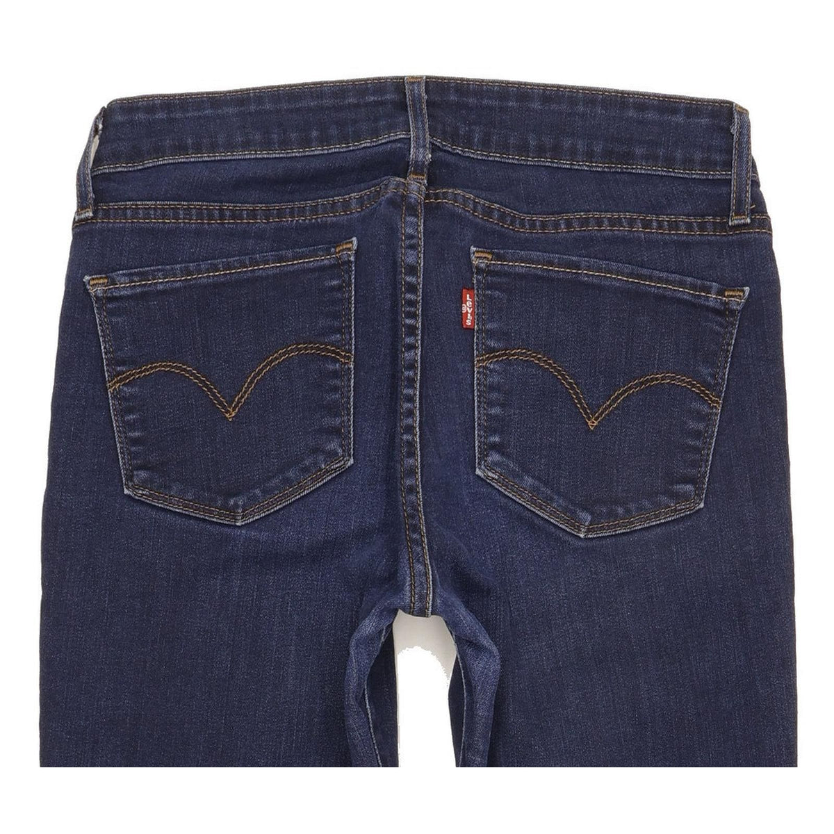 Levi's 714 Women Blue Straight Slim Stretch Jeans W27 L30