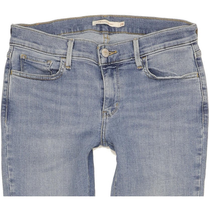 Levi's 710 Super Women Blue Skinny Slim Stretch Jeans W29 L32