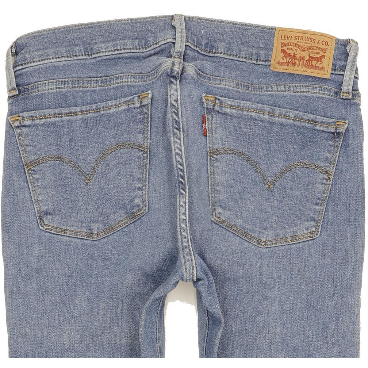 Levi's 710 Super Women Blue Skinny Slim Stretch Jeans W29 L32