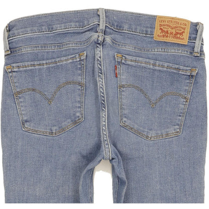 Levi's 710 Super Women Blue Skinny Slim Stretch Jeans W29 L32