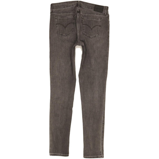 Levi's 711 Women Charcoal Skinny Slim Stretch Jeans W28 L30