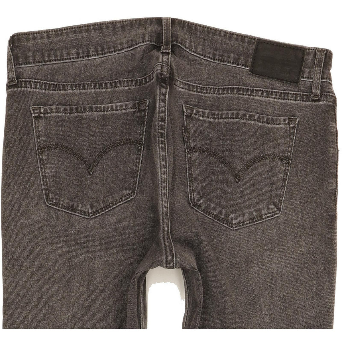 Levi's 711 Women Charcoal Skinny Slim Stretch Jeans W28 L30