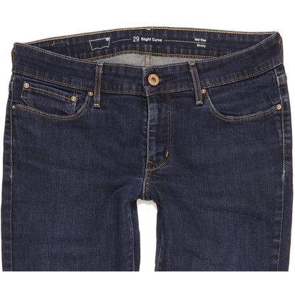 Levi's Slight Curve Women Blue Skinny Slim Stretch Jeans W29 L32