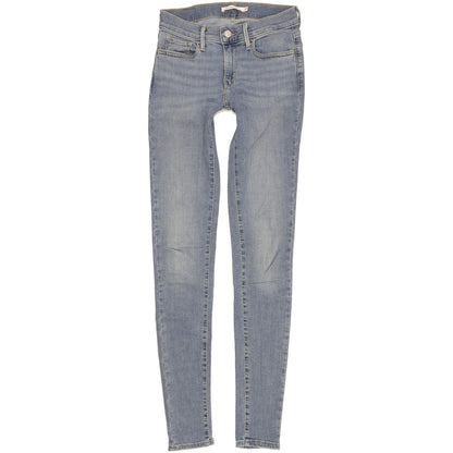 Levi's 710 Super Women Blue Skinny Slim Stretch Jeans W27 L34