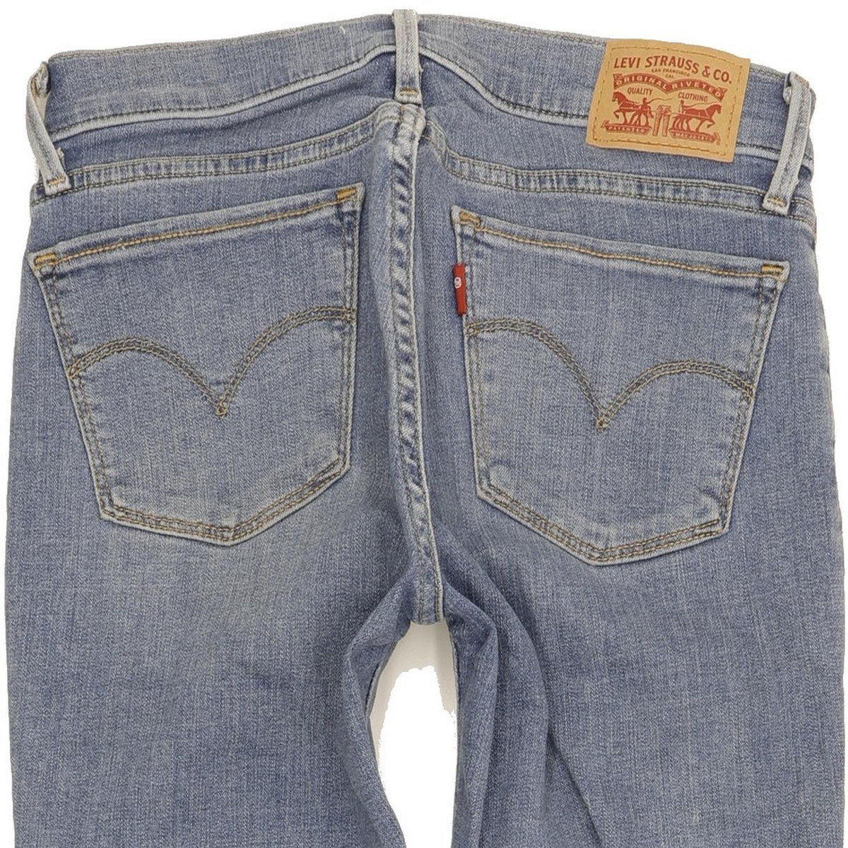 Levi's 710 Super Women Blue Skinny Slim Stretch Jeans W27 L34