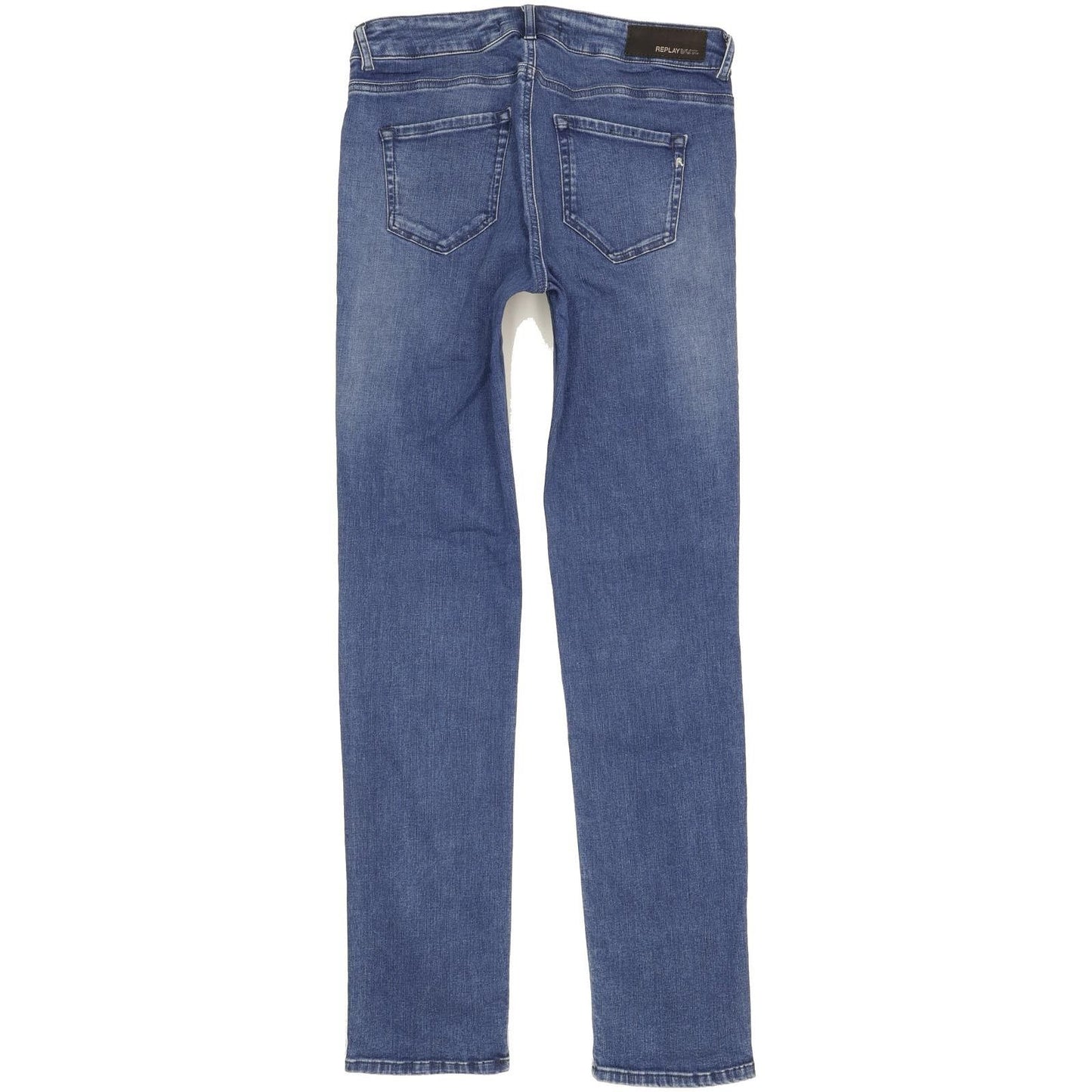 Replay Faaby Women Blue Straight Slim Stretch Jeans W29 L32