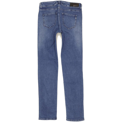 Replay Faaby Women Blue Straight Slim Stretch Jeans W29 L32
