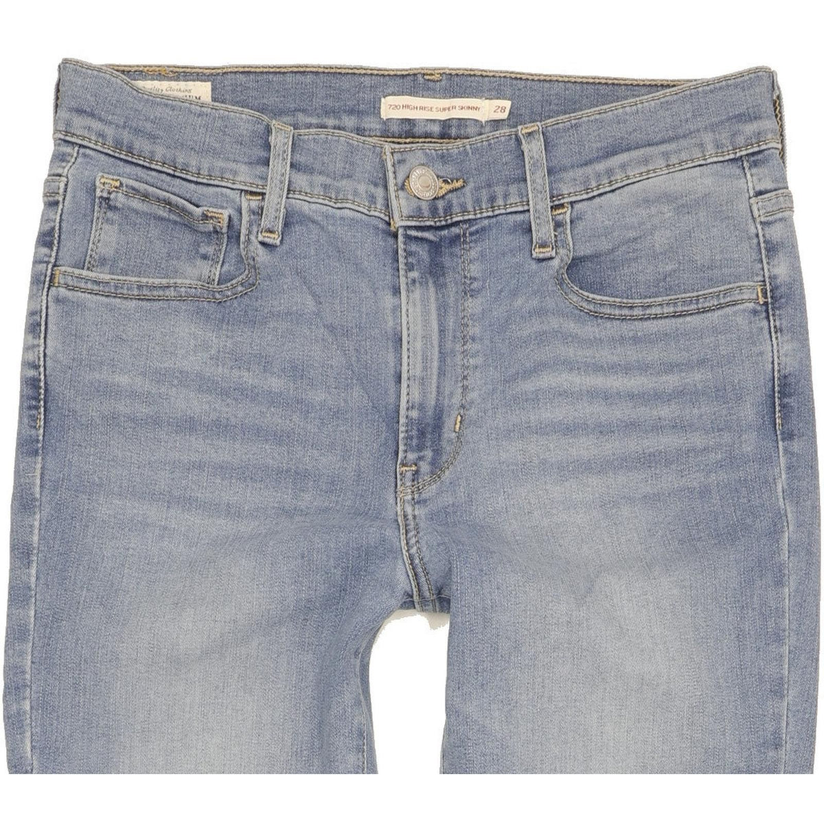 Levi's 720 Women Blue Skinny Slim Stretch Jeans W28 L30