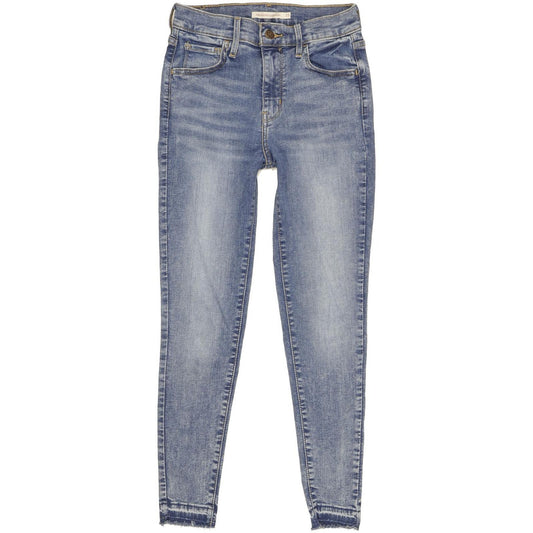 Levi's 720 Women Blue Skinny Slim Stretch Jeans W25 L28