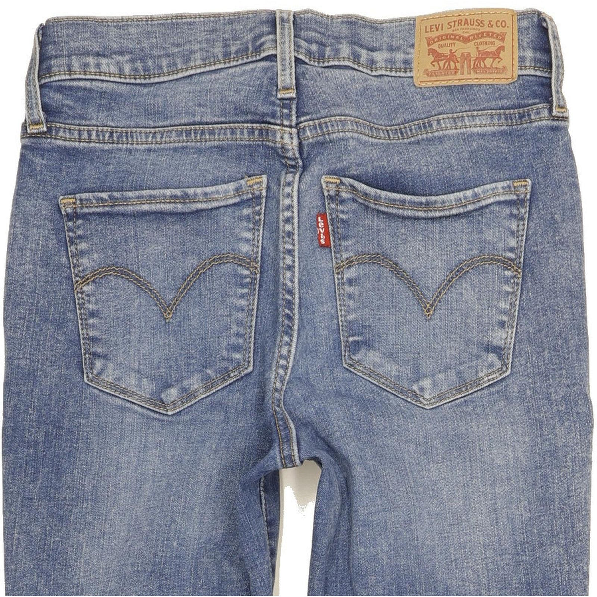 Levi's 720 Women Blue Skinny Slim Stretch Jeans W25 L28