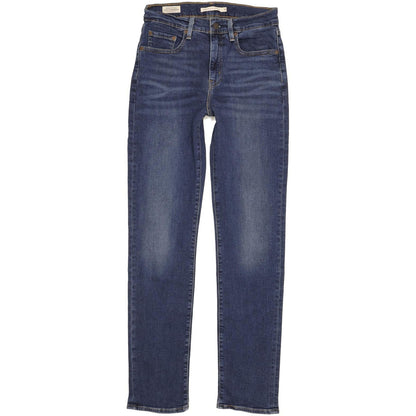 Levi's 724 Women Blue Straight Slim Stretch Jeans W28 L32