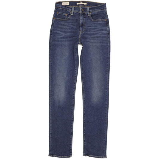 Levi's 724 Women Blue Straight Slim Stretch Jeans W28 L32