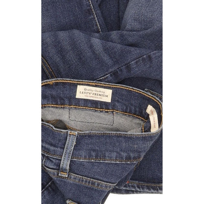 Levi's 724 Women Blue Straight Slim Stretch Jeans W28 L32