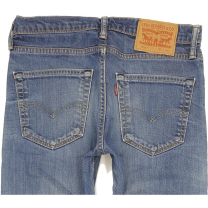 Levi's 508 Women Blue Straight Slim Stretch Jeans W29 L31