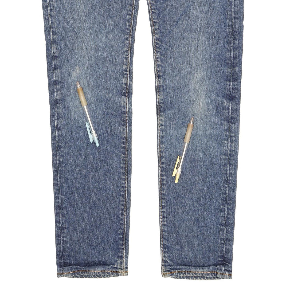 Levi's 508 Women Blue Straight Slim Stretch Jeans W29 L31